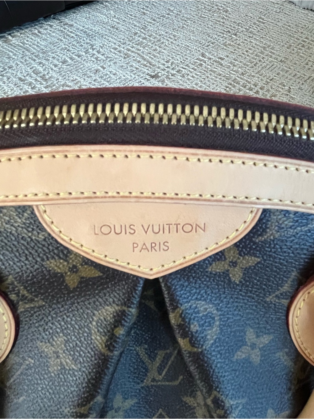 Louis Vuitton Tivoli PM Monogram Canvas Brown & Vachetta Leather Satchel - Picture 2 of 11